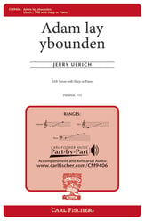 Adam Lay Ybounden SAB choral sheet music cover